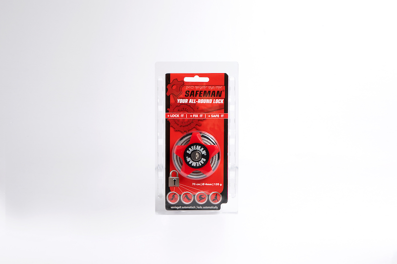Red with package