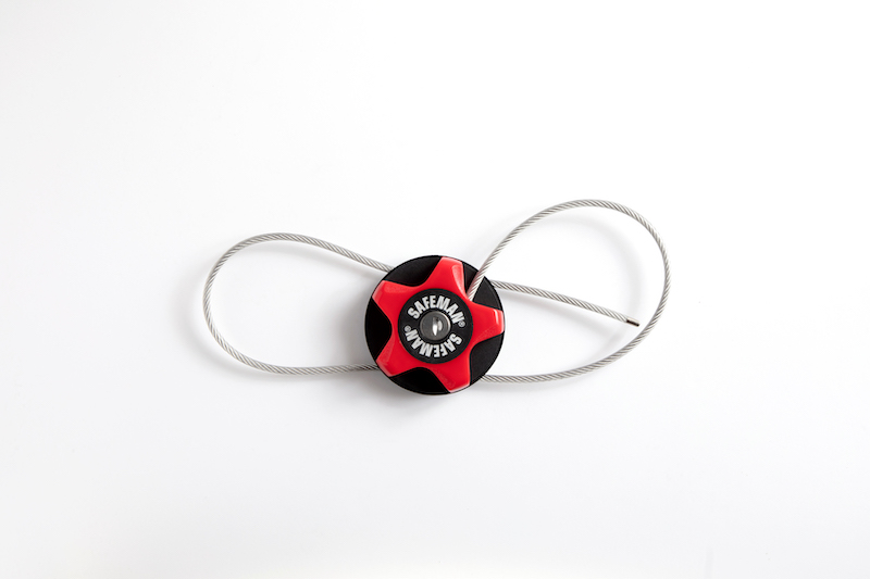 Red with rope